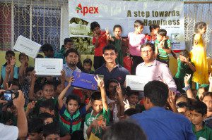 Read more about the article Apex Footwear Donates Shoes to Children from the Ma er Achol Shelter