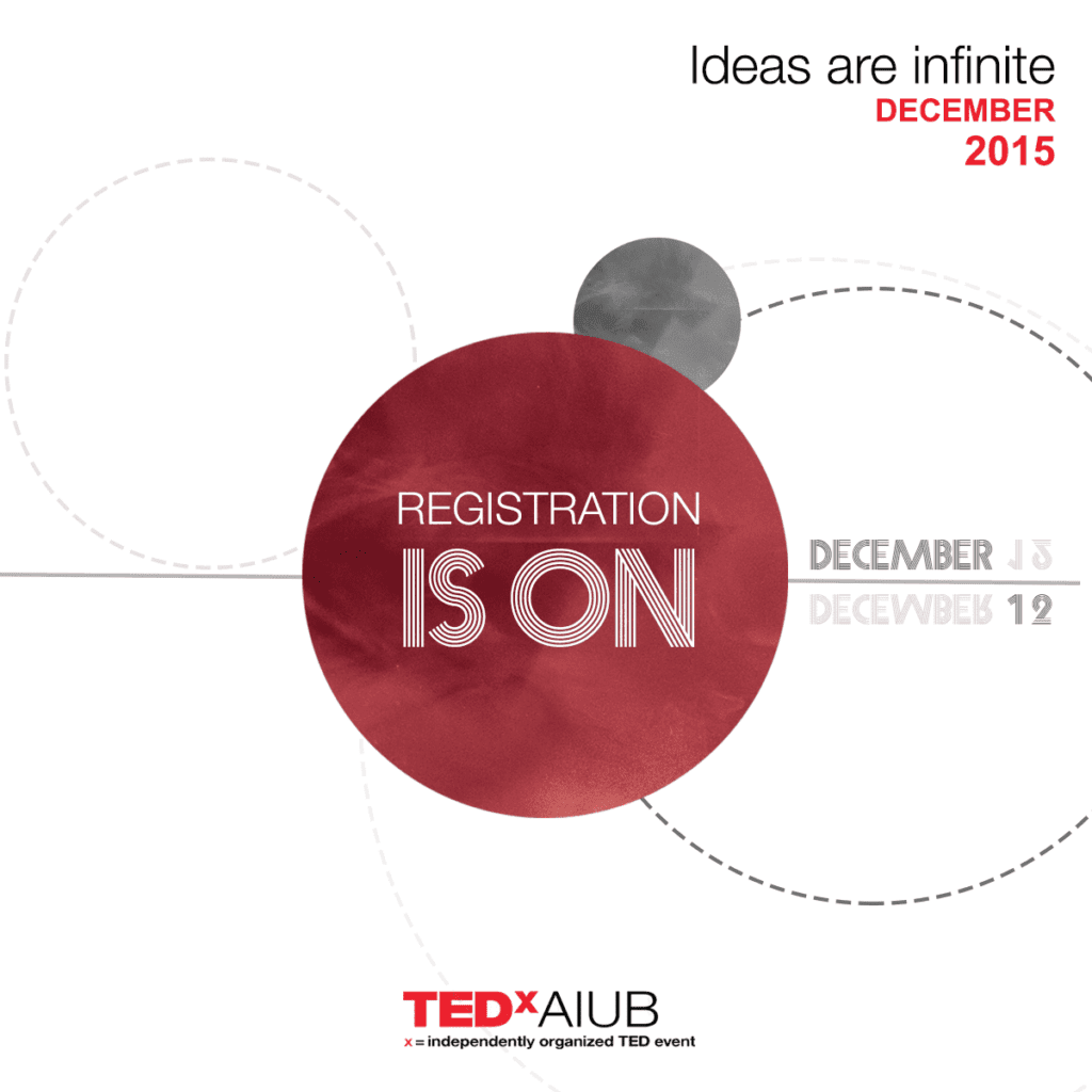 TEDxAIUB TEDxAIUB (American International University - Bangladesh) is a TEDx University event operating under a license from TED.