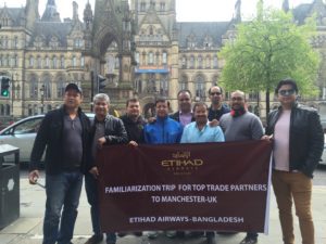 Read more about the article ETIHAD AIRWAYS HOSTS TOP BANGLADESH TRAVEL AGENTS ON FAMILIARISATION TRIP TO MANCHESTER