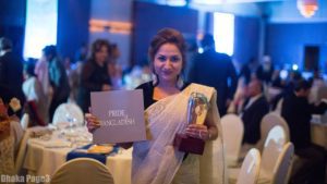 Read more about the article Nazia Andaleeb Preema receives PRIDE OF BANGLADESH Award