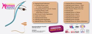 Read more about the article Call for Nomination – Inspiring Women Award 2017