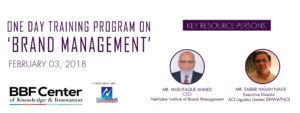 Read more about the article BBF PRESENTS ONE DAY TRAINING PROGRAM ON ‘BRAND MANAGEMENT’