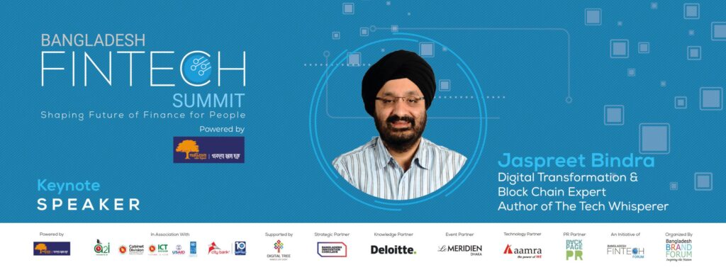 Read more about the article JASPREET BINDRA TO GIVE KEYNOTE SPEECH AT BANGLADESH FINTECH SUMMIT