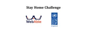 Read more about the article Stay Home Challenge with Webable and UNDP