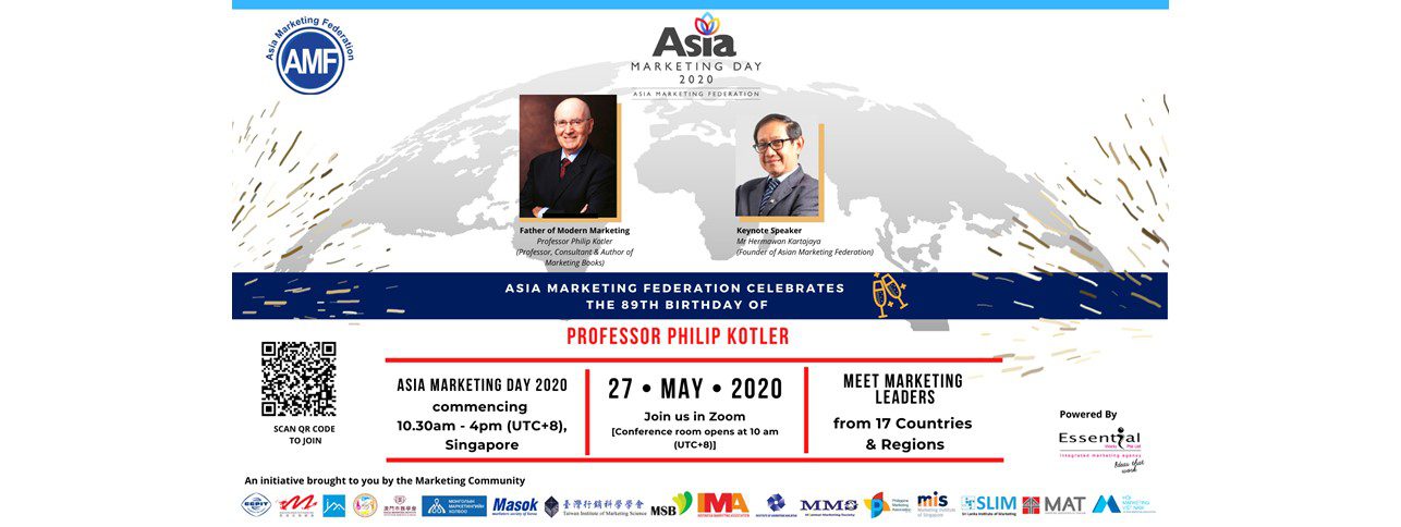 Read more about the article Asia Marketing Day 2020 to be Celebrated Virtually on May 27, 2020 (Saturday) across Asia