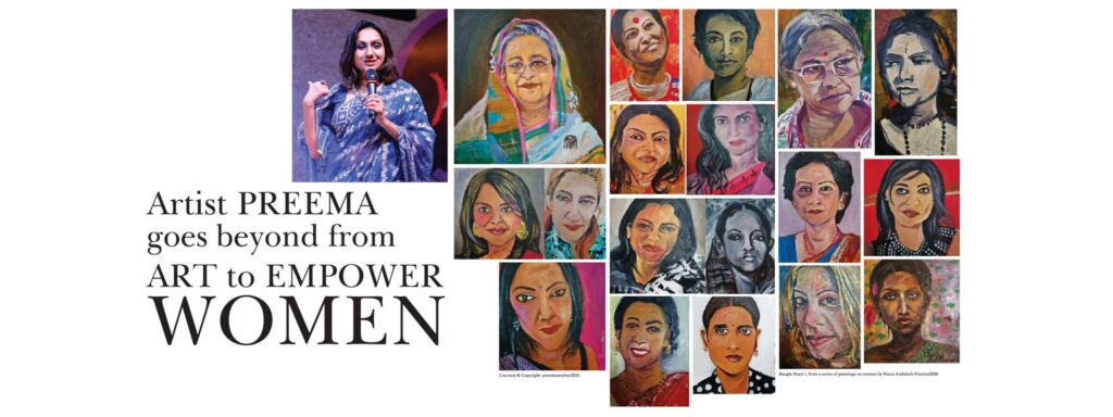 Read more about the article ARTIST PREEMA GOES BEYOND FROM ART TO EMPOWER