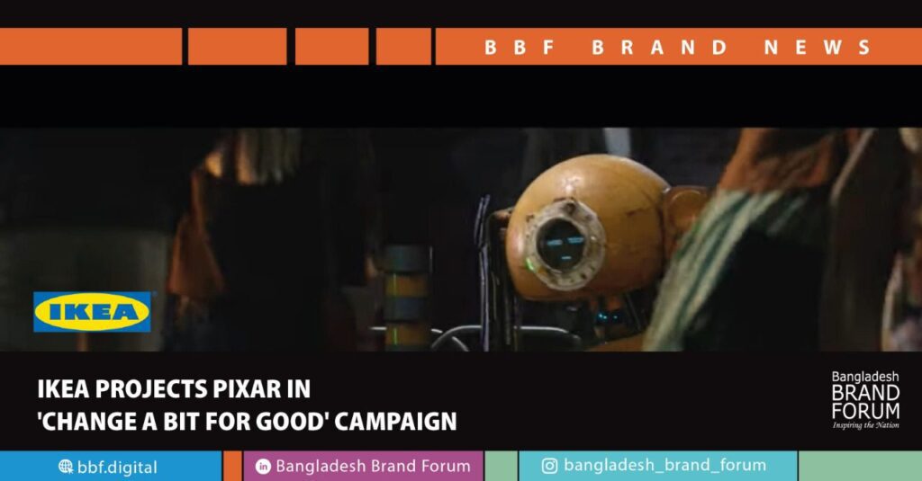You are currently viewing IKEA PROJECTS PIXAR IN ‘CHANGE A BIT FOR GOOD’ CAMPAIGN