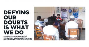 Read more about the article Defying our doubts is what we do