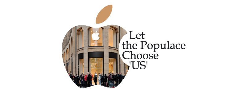Read more about the article Let the Populace Choose ‘US’