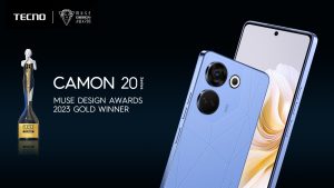 Read more about the article TECNO’s CAMON 20 Series Wins Prestigious MUSE Design Awards 2023