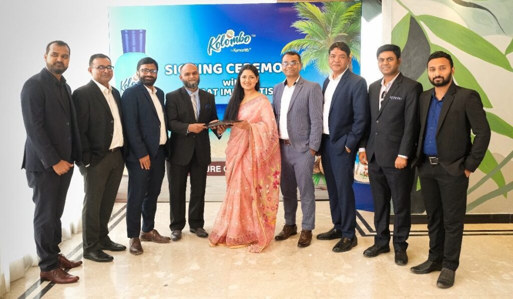 You are currently viewing New coconut oil brand Kolombo signs Nusrat Imrose Tisha as Brand Ambassador