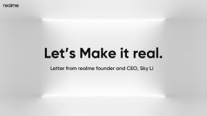 Read more about the article An Open Letter from realme’s Founder and CEO Sky Li: Let’s Make it real