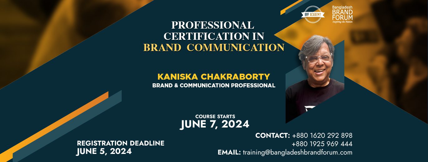 You are currently viewing BBF Academy Announces Professional Certification in Brand Communication Course
