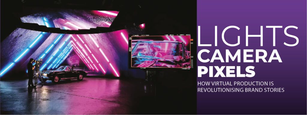 Read more about the article Lights, Camera, Pixels How Virtual Production is Revolutionising Brand Stories