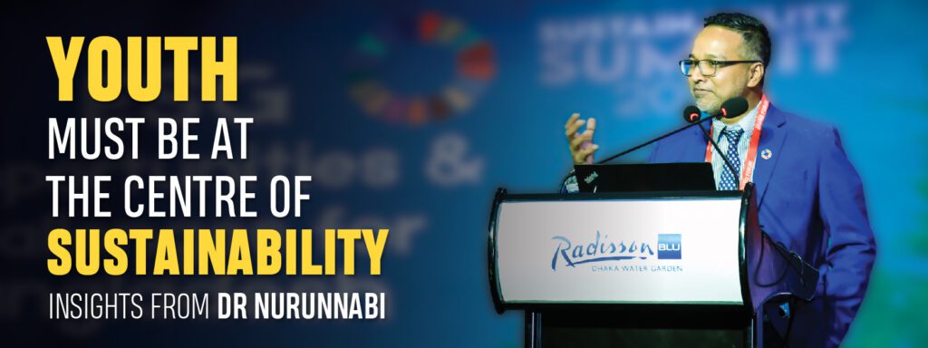 Read more about the article Youth Must Be at the Centre of Sustainability: Insights from Dr Nurunnabi