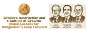 Read more about the article Creative Destruction and a Culture of Growth: Nobel Lessons for Bangladesh’s Leap Forward