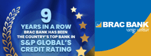 BRAC Bank has obtained a ‘B+’ long-term credit rating with a ‘Stable’ outlook