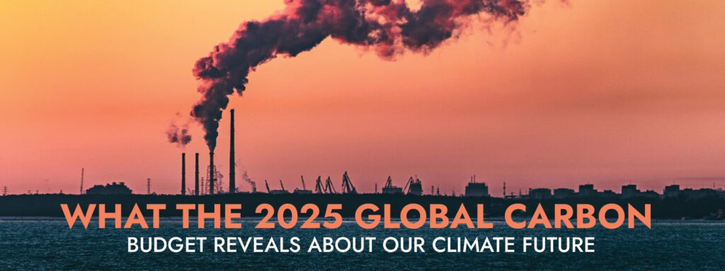 Read more about the article What the 2025 Global Carbon Budget Reveals About Our Climate Future