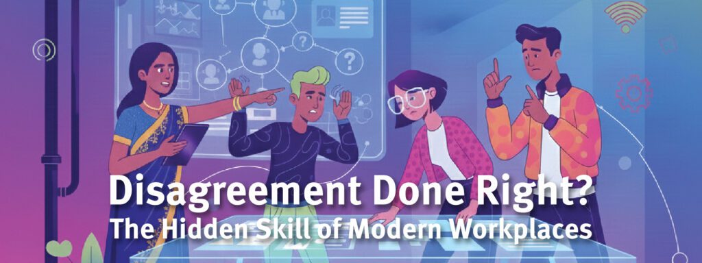 Read more about the article Disagreement Done Right? The Hidden Skill of Modern Workplaces