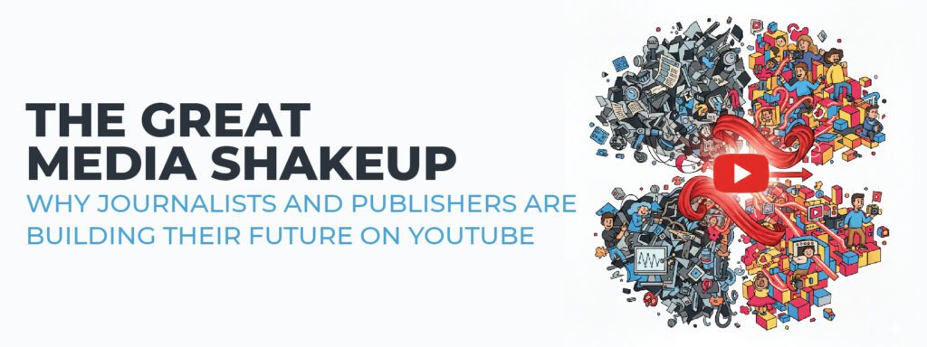 Read more about the article The Great Media Shakeup – Why Journalists and Publishers Are Building Their Future on YouTube