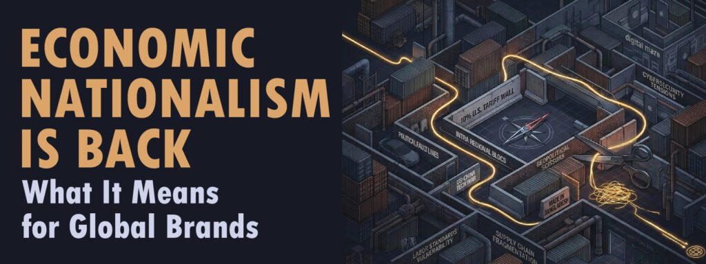 Read more about the article ECONOMIC NATIONALISM IS BACK: What It Means for Global Brands