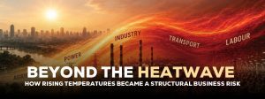 Read more about the article Beyond the Heatwave — How Rising Temperatures Became a Structural Business Risk