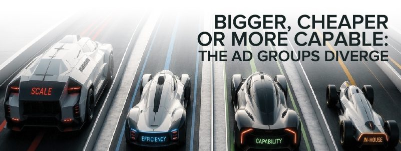 Read more about the article Bigger, Cheaper, or More Capable: The Ad Groups Diverge