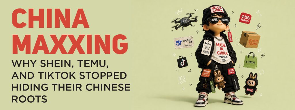 Read more about the article China Maxxing – Why Shein, Temu, and TikTok Stopped Hiding Their Chinese Roots