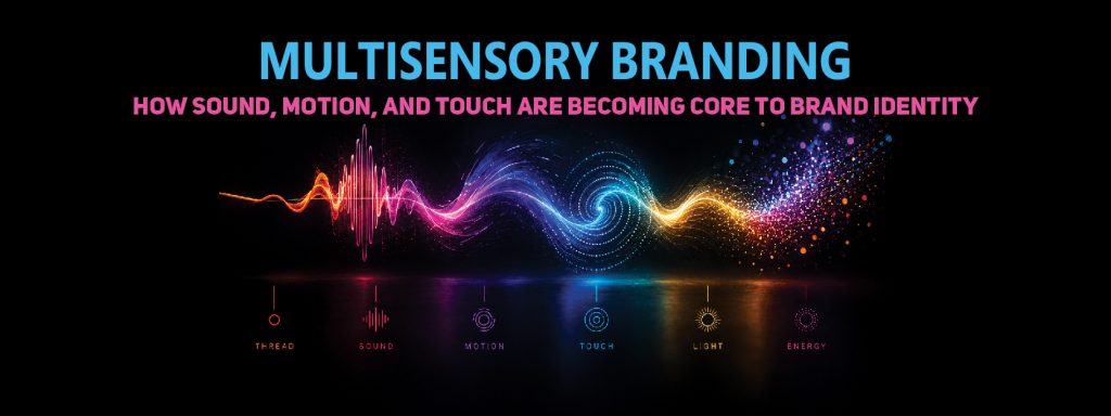 Read more about the article Multisensory Branding How Sound, Motion, and Touch Are Becoming Core to Brand Identity