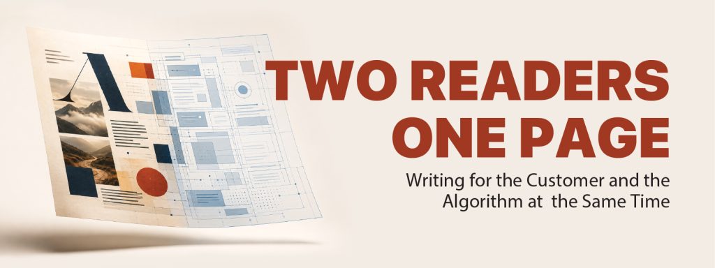 You are currently viewing Two Readers, One Page: Writing for the Customer and the Algorithm at the Same Time